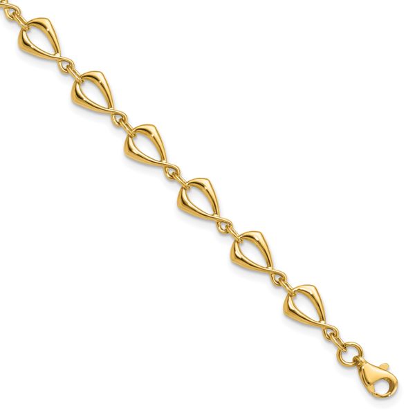 Leslie's 14K Polished Fancy Link Bracelet