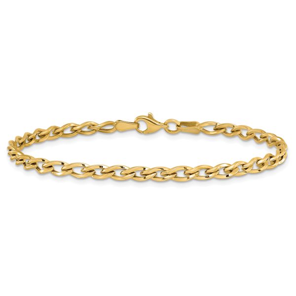 Leslie's 14K Polished Link Bracelet - Image 3