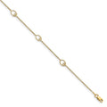 Leslie's 14K Polished w/1in ext. Anklet