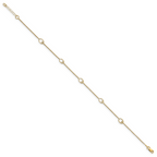 Leslie's 14K Polished w/1in ext. Anklet - Image 2