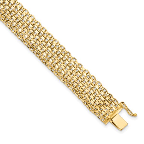 Leslie's 14K Polished Bracelet
