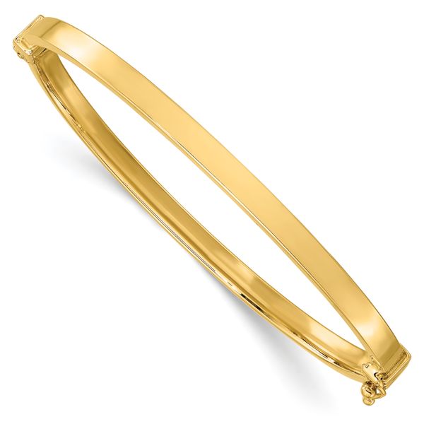 Leslie's 14K Polished Hinged Bangle