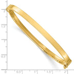 Leslie's 14K Polished Hinged Bangle - Image 3