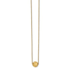 14K Polished D/C Round Necklace - Image 2