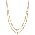 14K D/C Beaded Necklace
