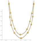 14K D/C Beaded Necklace - Image 3