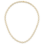 Leslie's 14K Polished and Diamond-cut Fancy Link Necklace - Image 4