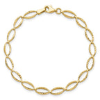 Leslie's 14K Polished and D/C Bracelet - Image 4