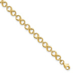 Leslie's 14K Polished Infinity Bracelet