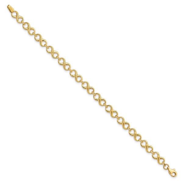 Leslie's 14K Polished Infinity Bracelet - Image 2