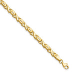 Leslie's 14K Polished XOXO Bracelet