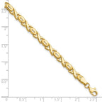 Leslie's 14K Polished XOXO Bracelet - Image 5