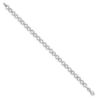 Leslie's 14K White Gold Polished Bracelet - Image 2