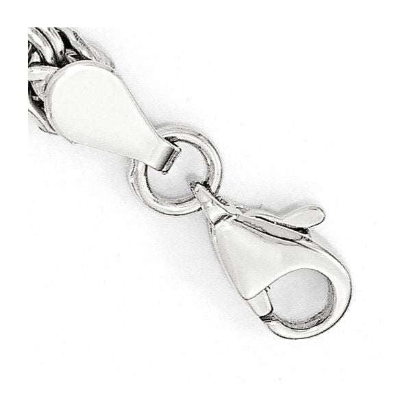 Leslie's 14K White Gold Polished Fancy Link Bracelet - Image 3