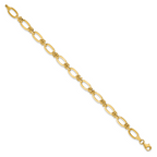 Leslie's 14K Polished Fancy Link Bracelet - Image 2
