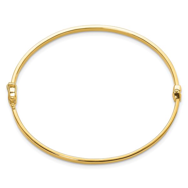 Leslie's 14K Polished Hinged Bangle - Image 2