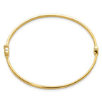 Leslie's 14K Polished Hinged Bangle - Image 2