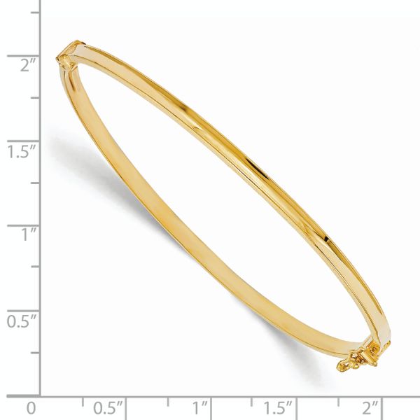 Leslie's 14K Polished Hinged Bangle - Image 3