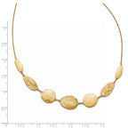 14K Polished D/C with 2in ext. Necklace - Image 3