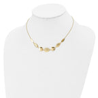 14K Polished D/C with 2in ext. Necklace - Image 4