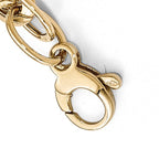 14K Two-tone Polished D/C Fancy Link Bracelet - Image 3