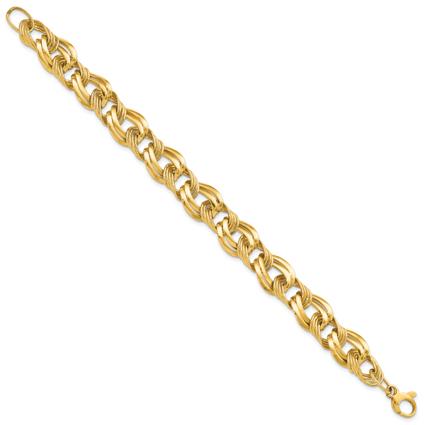 Leslie's 14K Polished Fancy Link Bracelet - Image 2