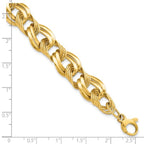 Leslie's 14K Polished Fancy Link Bracelet - Image 4
