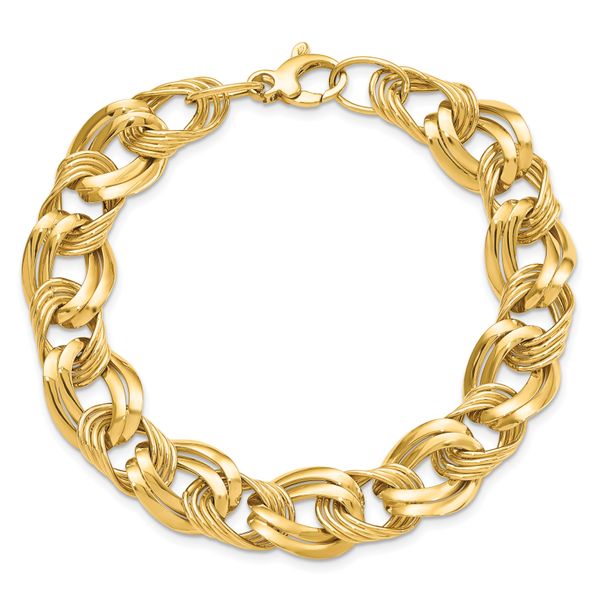 Leslie's 14K Polished Fancy Link Bracelet - Image 5