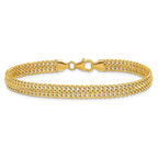 Leslie's 14K Polished S Link Bracelet - Image 3