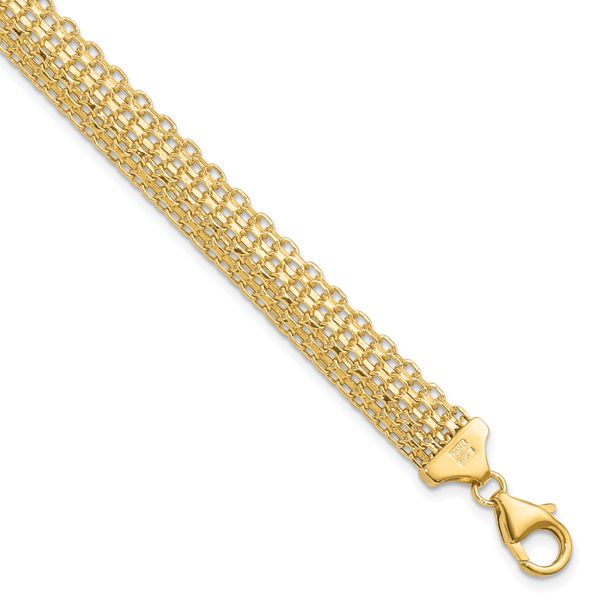 Leslie's 14K Polished Bracelet