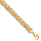 Leslie's 14K Polished Bracelet