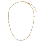 Leslie's 14K Polished CZ Station with 2in ext. Necklace - Image 4
