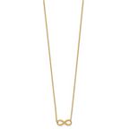 Leslie's 14K Polished Infinity with 2in ext. Necklace - Image 2