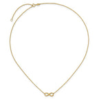 Leslie's 14K Polished Infinity with 2in ext. Necklace - Image 4