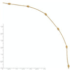 Leslie's 14K Polished and D/C with 1in ext. Anklet - Image 4