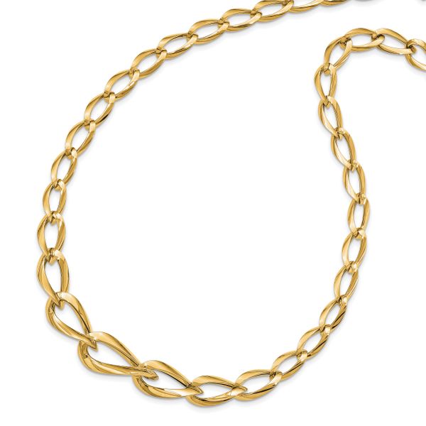 Leslie's 14K Polished Fancy Link Necklace - Image 2