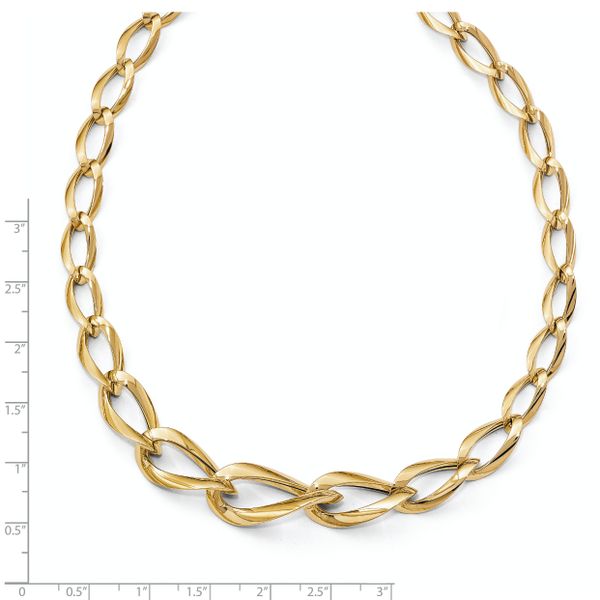 Leslie's 14K Polished Fancy Link Necklace - Image 3