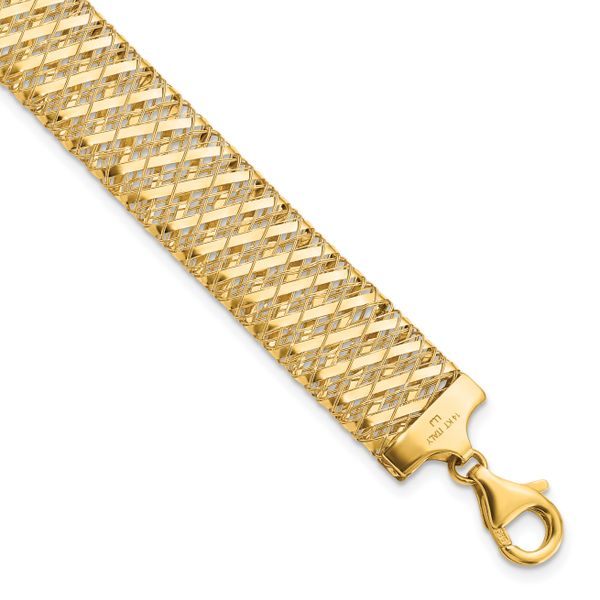Leslie's 14K Fancy Stretch Bracelet