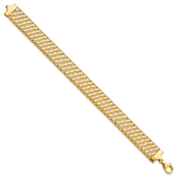 Leslie's 14K Fancy Stretch Bracelet - Image 2