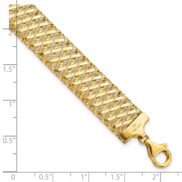 Leslie's 14K Fancy Stretch Bracelet - Image 3