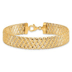 Leslie's 14K Fancy Stretch Bracelet - Image 4