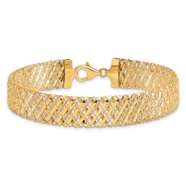 Leslie's 14K Fancy Stretch Bracelet - Image 4