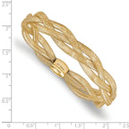 Leslie's 14K Fancy Stretch Bangle Bracelet - Image 2
