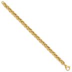 14K Polished Fancy Link Bracelet - Image 2
