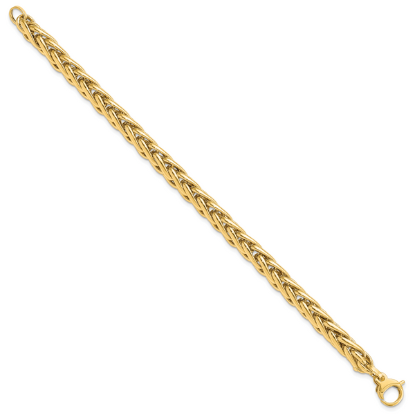 14K Polished Fancy Link Bracelet - Image 2