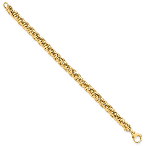 14K Polished Fancy Link Bracelet - Image 2
