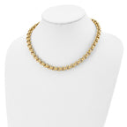 14K Polished Rolo Link Necklace - Image 3
