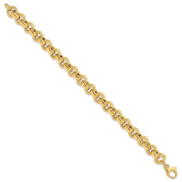 Leslie's 14K Polished Rolo Link Bracelet - Image 2