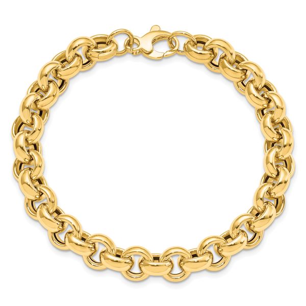 Leslie's 14K Polished Rolo Link Bracelet - Image 4