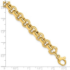 Leslie's 14K Polished Rolo Link Bracelet - Image 5